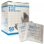 Sterile Surgical Examination Gloves Powdered and Powder Free Brand Golden Glove